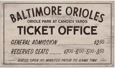 baltimore orioles ticket office